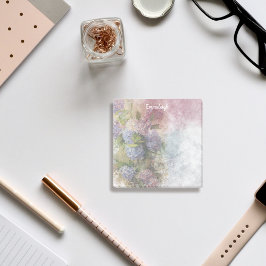 あじさい水色ミックスモノグラム ポストイット