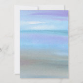 あじさい水色結婚婚約パーティ 招待状 (裏面)