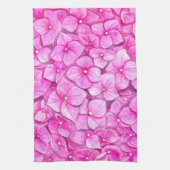 あじさい水色 キッチンタオル (縦)