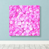 あじさい水色 キャンバスプリント (インサイチュ (ウッドフロア))