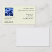 あじさい汎用名刺テンプレート 名刺 (正面/裏面)