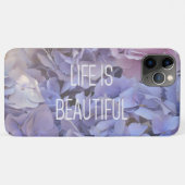 あじさい生命は美しい紫色の電話ケース Case-Mate iPhoneケース (裏面(横))