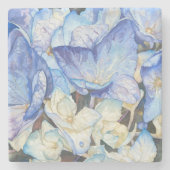 あじさい石コースター ストーンコースター (正面)