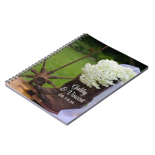 あじさい素朴とカウボーイがウェスタン結婚ズ ノートブック (左側)