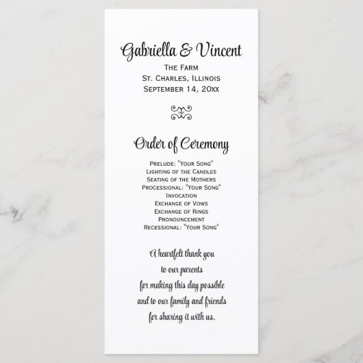 あじさい素朴とカウボーイがウェスタン結婚ズ プログラム (裏面)