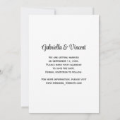 あじさい素朴とカウボーイのブーツ日を保存 セーブザデート (裏面)