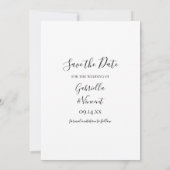 あじさい素朴カウボーイブーツ日付を保存 セーブザデート (裏面)