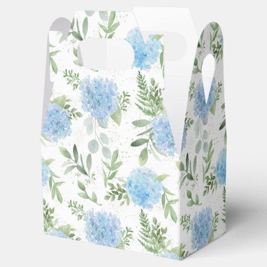 あじさい結婚式の引き出物ボックス フェイバーボックス (オープン)