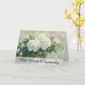 *~*あじさい絵画さんのTV2悔やみや弔慰ラブライト カード (黄色い花)