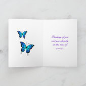 あじさい花の共感書 カード (内部)