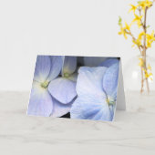 あじさい花びらグリーティングカード カード (黄色い花)