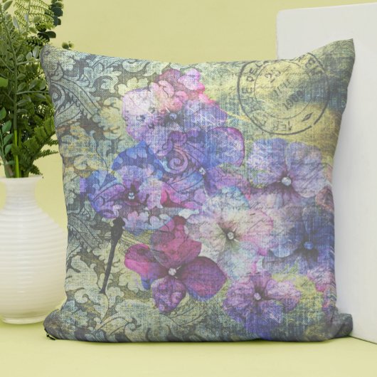 あじさい花びらフローラエフェメラ クッション