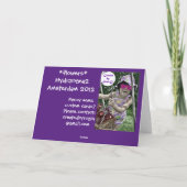 あじさい花カード カード (裏面)