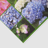 あじさい花コラージュ組織包み紙 薄葉紙 (詳細)