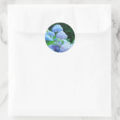 あじさい花ステッカー夏の庭 ラウンドシール (バッグ)