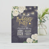 あじさい花ストリングライトバチェロレッテ 招待状 (スタンド正面)