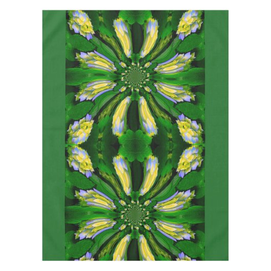 あじさい花スワールテーブルクロス テーブルクロス (正面)