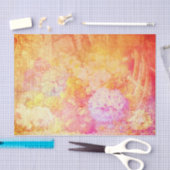 あじさい花バラガーデンピンクパープルオレンジ 薄葉紙 (クラフト)