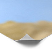 あじさい花ブルースカイ ポスター (角)