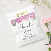 あじさい花ベビーシャワー フェイバーバッグ (封をした状態)