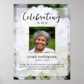 あじさい花ライフお祝い写真葬儀 ポスター (正面)