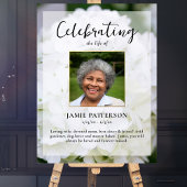 あじさい花ライフお祝い写真葬儀 ポスター