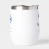 あじさい花嫁のワインタンブラー (左面)