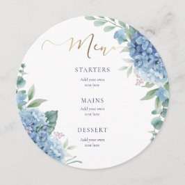 あじさい花結婚のメニュー メニュー