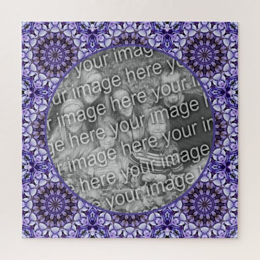 あじさい花花びら抽象芸術写真の追加 ジグソーパズル (縦)