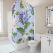 あじさい花:数々の – 色のフローラテクスチャ。 シャワーカーテン (インサイチュ)