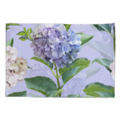 あじさい花：数々の – 色のフローラテクスチャ。 枕カバー (裏面)