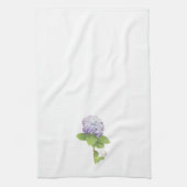 あじさい花、紫 キッチンタオル (縦)