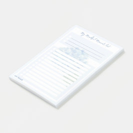 あじさい花「My Mindful Moments Lists」 ポストイット