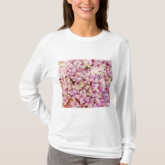 あじさい花 Tシャツ (正面)