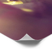 あじさい花inサンライトパープル《写真》ぼけ味 ポスター (角)