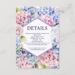 あじさい詳細エンクロージャカード エンクロージャーカード