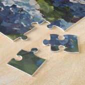 あじさい調和:ヴィンテージラブ ジグソーパズル (側面)