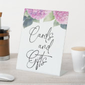 あじさい赤ちゃんシャワーカードギフト 台座サイン (インサイチュ)