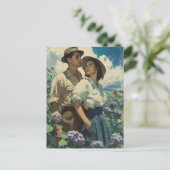 あじさい野に咲くロマンス ポストカード (スタンド正面)