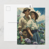 あじさい野に咲くロマンス ポストカード (正面/裏面)