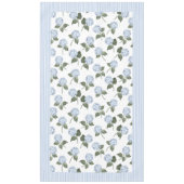 あじさい開花ブルーウォーター色フローラ テーブルクロス (正面)