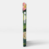 「あじさい開花iPhone 13ケース – 日本のレトロF iPhoneケース (左側面)