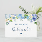 あじさい青いフローラは私の花嫁になる 招待状 (スタンド正面)