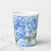 あじさい青い花男の子の赤ちゃんシャワー 紙コップ (右)