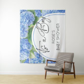 あじさい青い花男の子 タペストリー (インサイチュ)