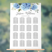 あじさい16テーブル座席表アクリル記号 アクリルサイン (ニュートラル)