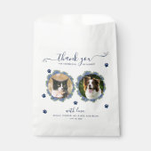 あじさい2フォトカスタムペットズ結婚トリートドッグ フェイバーバッグ (正面)