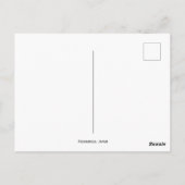 あじさい:日本 ポストカード (裏面)