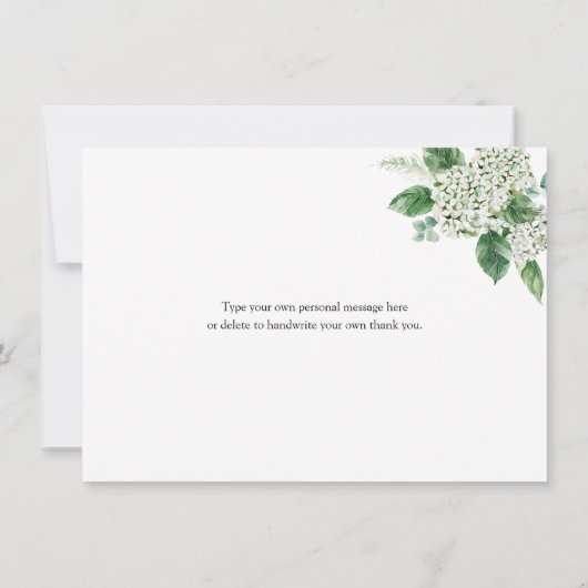 あじさい・緑ありがとう (裏面)