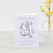 あじさいMお母さんのデイカードユーモア カード (黄色い花)